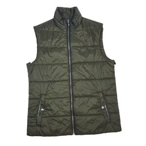 Banana Republic Puffer Vest Mens S Nylon‎ Insulated Soft-Shell Full-Zip Outdoor